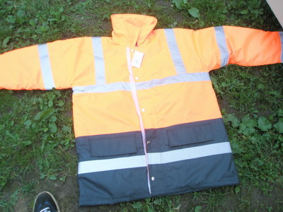 plašť- sefton parka  oranžová